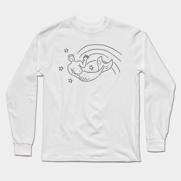 mer-mike - noodle tee Long Sleeve T-Shirt by noodletee